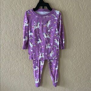 Little Sleepies Purple Unicorn Kids Pajama Set